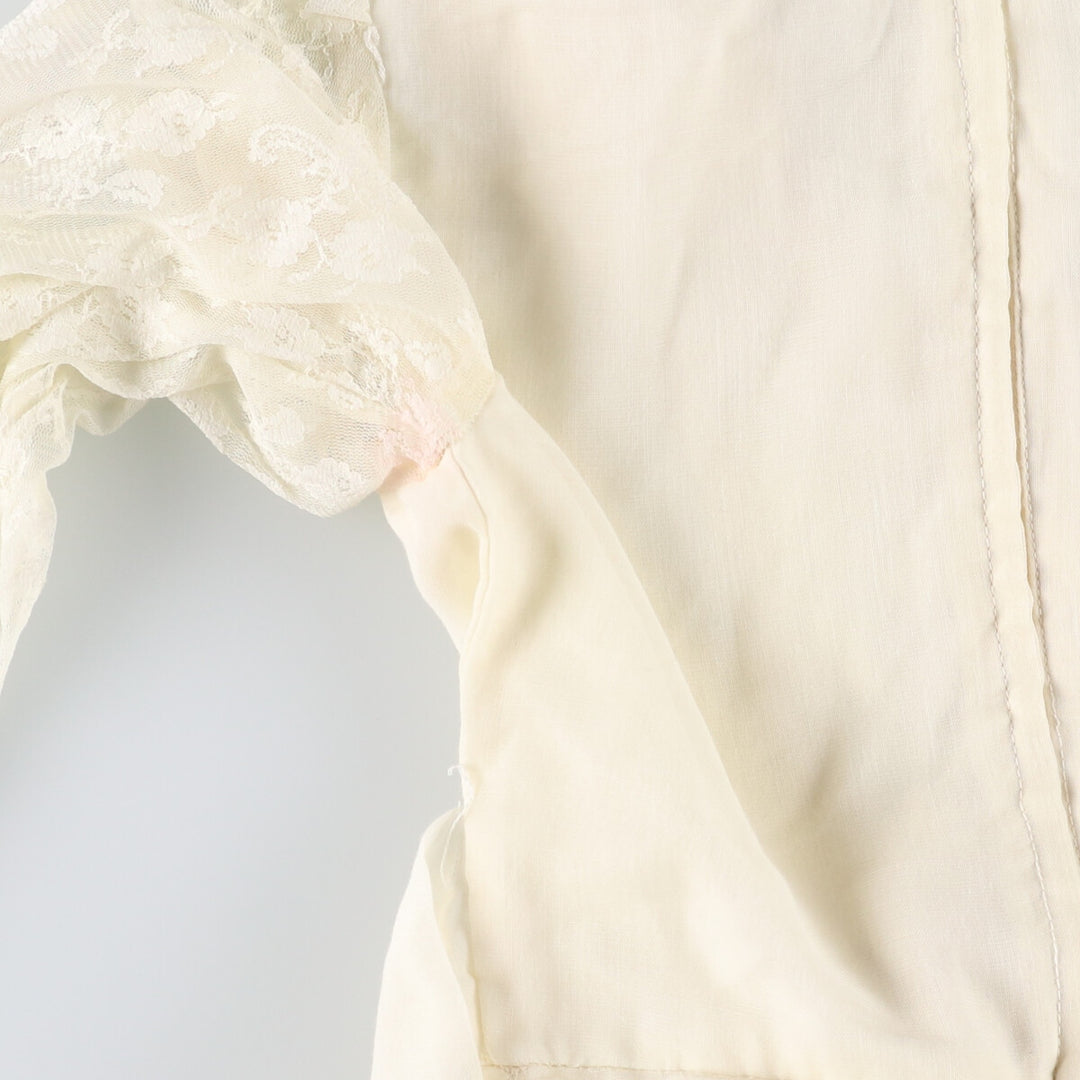 Vintage 1970'S Gunne Sax Jessica maxi-length, long-sleeved flared dress, women's size XS unclear ivory Vintage Second Hand