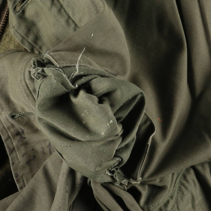 Authentic 1980'S US Navy A-2 Military Deck Jacket, Made in USA, Large (1942-1944), Men's Size L, Vintage Nylon Khaki type Vintage Second Hand