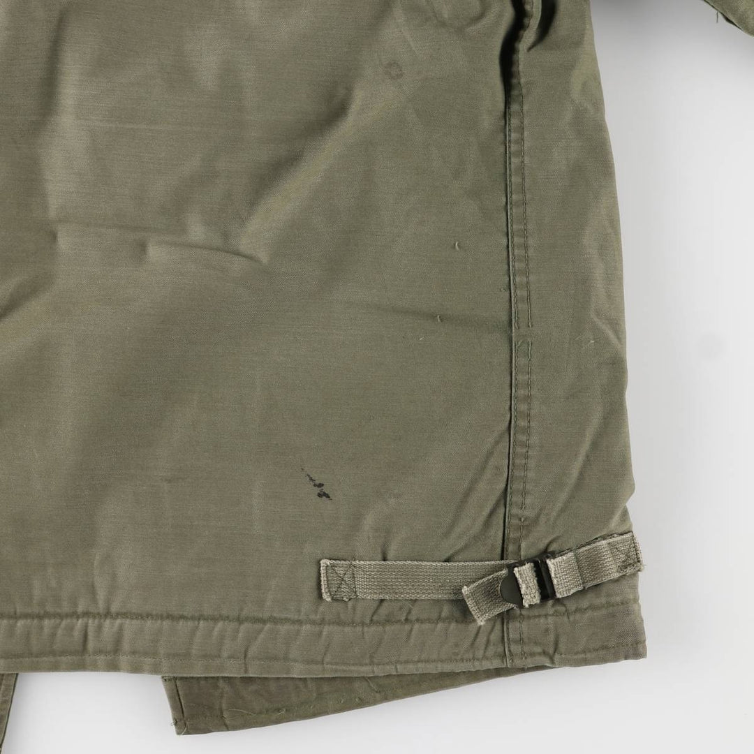 Authentic 1980'S US Navy A-2 Military Deck Jacket, Made in USA, Large (1942-1944), Men's Size L, Vintage Nylon Khaki type Vintage Second Hand