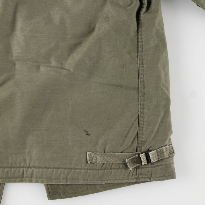 Authentic 1980'S US Navy A-2 Military Deck Jacket, Made in USA, Large (1942-1944), Men's Size L, Vintage Nylon Khaki type Vintage Second Hand