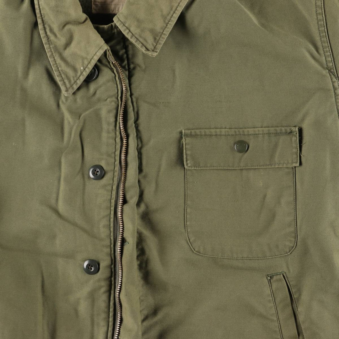 Authentic US Navy A-2 Military Deck Jacket, Large (1942-1944), Men's Size L, Vintage unclear Khaki type Vintage Second Hand