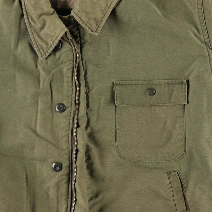 Authentic US Navy A-2 Military Deck Jacket, Large (1942-1944), Men's Size L, Vintage unclear Khaki type Vintage Second Hand