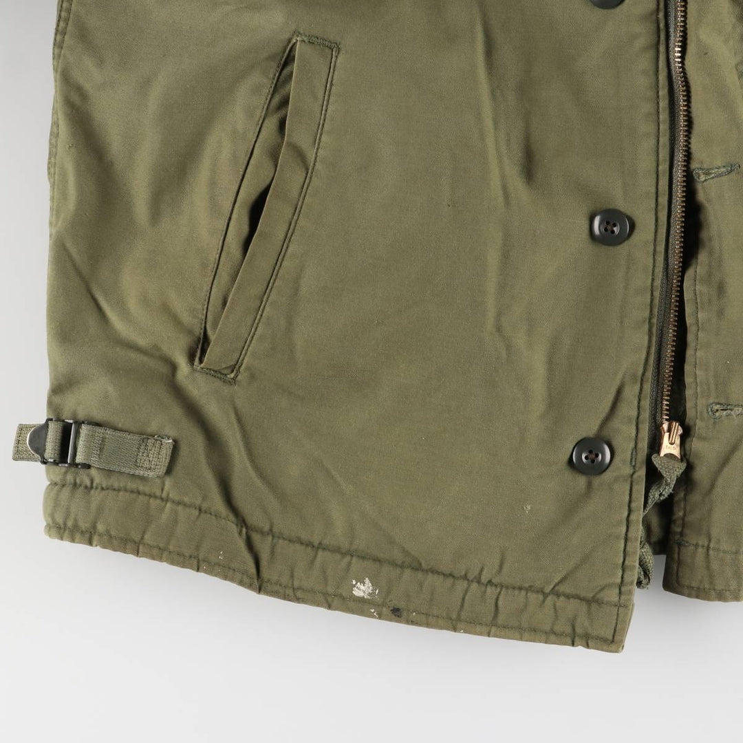 Authentic US Navy A-2 Military Deck Jacket, Large (1942-1944), Men's Size L, Vintage unclear Khaki type Vintage Second Hand