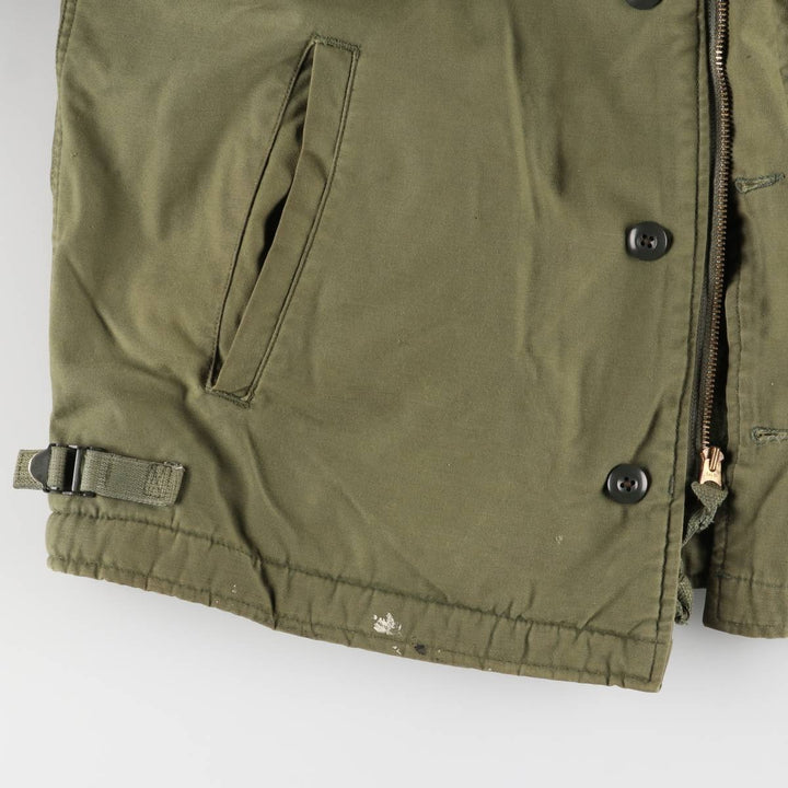 Authentic US Navy A-2 Military Deck Jacket, Large (1942-1944), Men's Size L, Vintage unclear Khaki type Vintage Second Hand