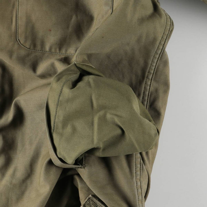 Authentic 1980'S US Navy A-2 Military Deck Jacket, Made in USA, Medium (38-40), Men's Size M, Vintage Nylon Khaki type Vintage Second Hand