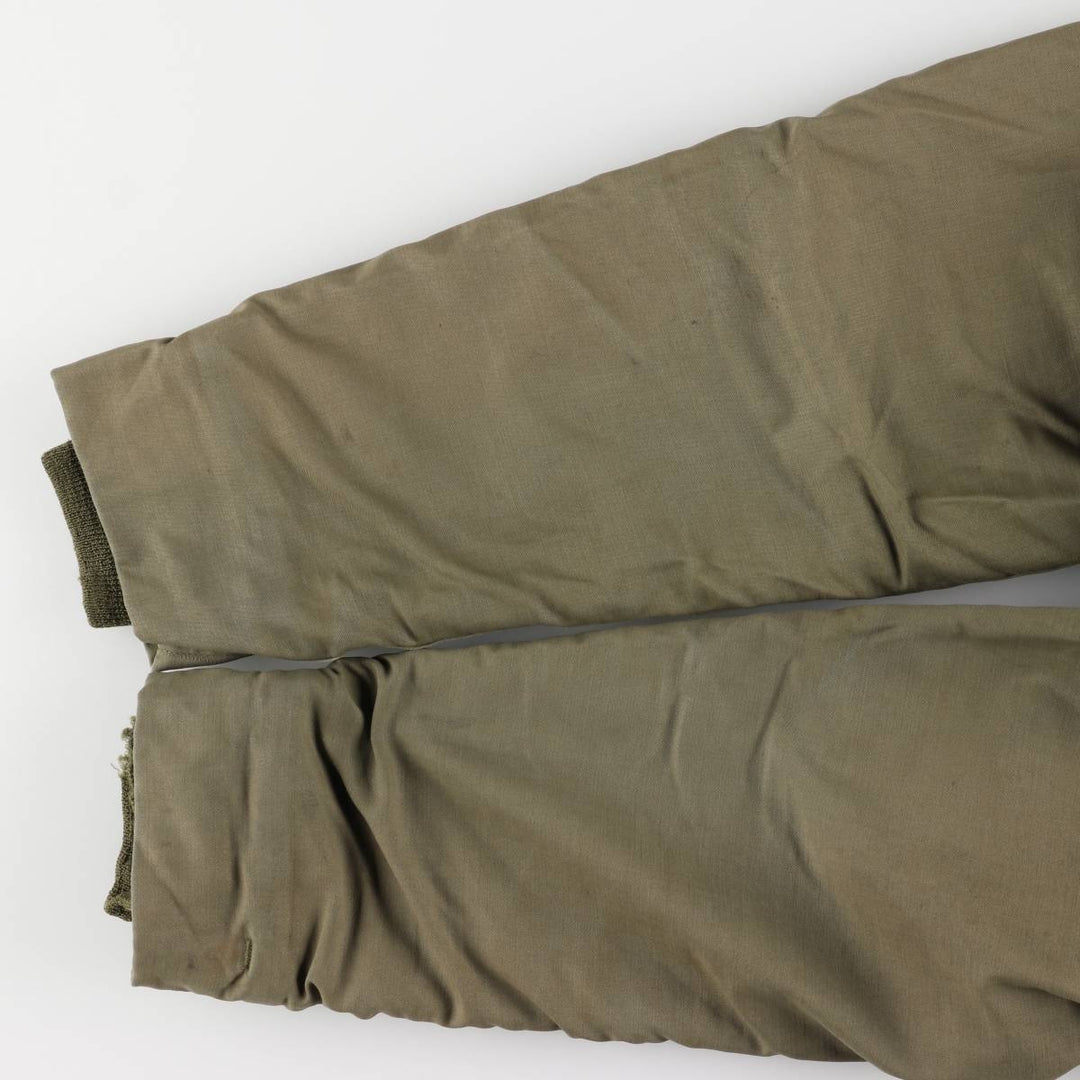 Authentic 1980'S US Navy A-2 Military Deck Jacket, Made in USA, Medium (38-40), Men's Size M, Vintage Nylon Khaki type Vintage Second Hand