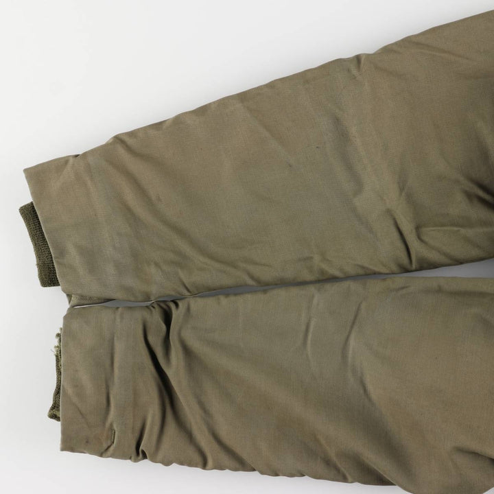 Authentic 1980'S US Navy A-2 Military Deck Jacket, Made in USA, Medium (38-40), Men's Size M, Vintage Nylon Khaki type Vintage Second Hand