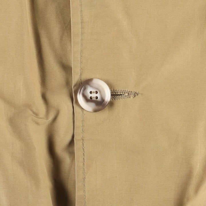 1960'S LLBean Goose Down Mackinaw Jacket with Cursive White Tag, Men's XL cotton Beige type Vintage Second Hand
