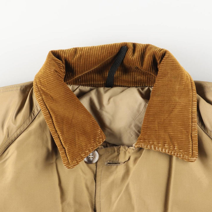 1960'S LLBean Goose Down Mackinaw Jacket with Cursive White Tag, Men's XL cotton Beige type Vintage Second Hand