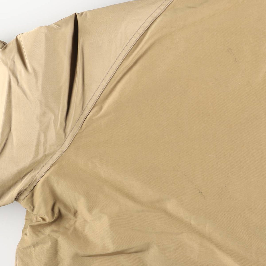 1960'S LLBean Goose Down Mackinaw Jacket with Cursive White Tag, Men's XL cotton Beige type Vintage Second Hand