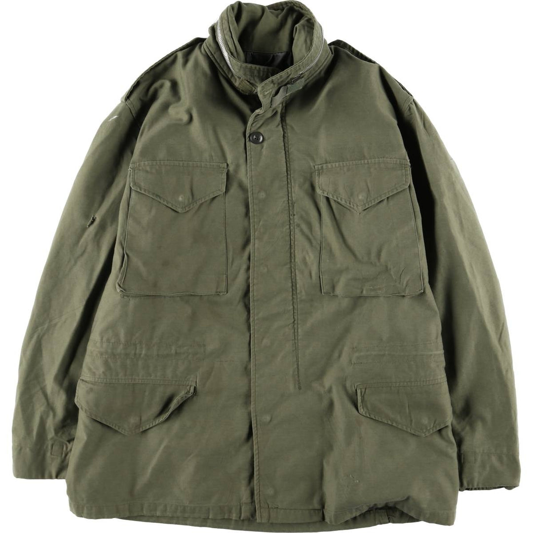 1960'S US Military M-65 2nd Class Military Field Jacket, Made in USA, Regular Medium, Men's Size M, Vintage unclear Khaki type Vintage Second Hand
