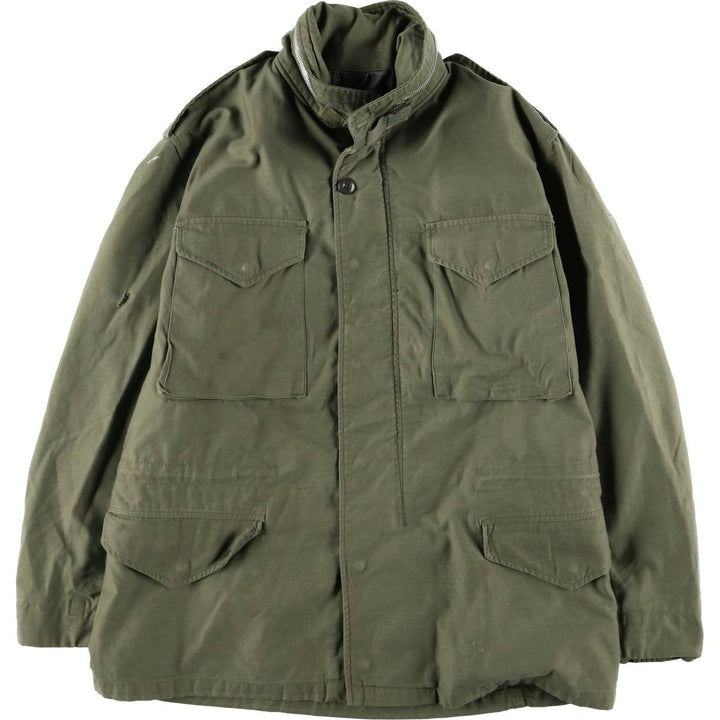 1960'S US Military M-65 2nd Class Military Field Jacket, Made in USA, Regular Medium, Men's Size M, Vintage unclear Khaki type Vintage Second Hand