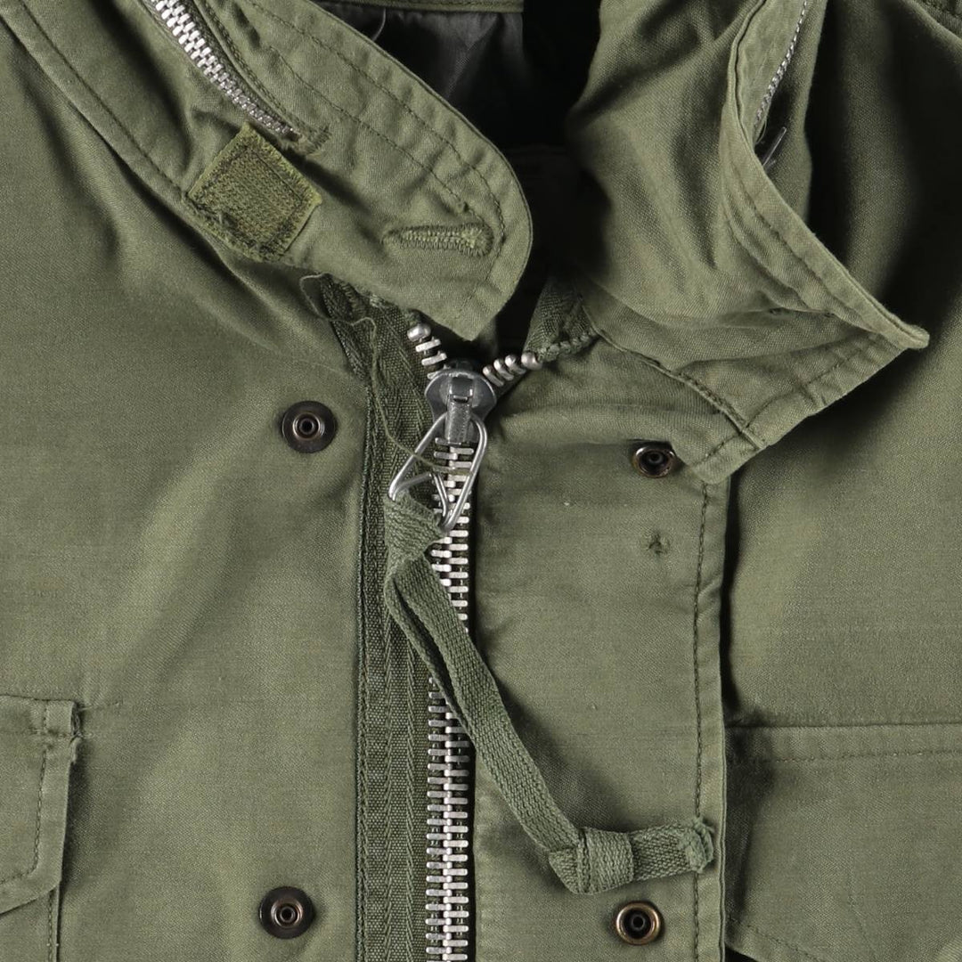1960'S US Military M-65 2nd Class Military Field Jacket, Made in USA, Regular Medium, Men's Size M, Vintage unclear Khaki type Vintage Second Hand
