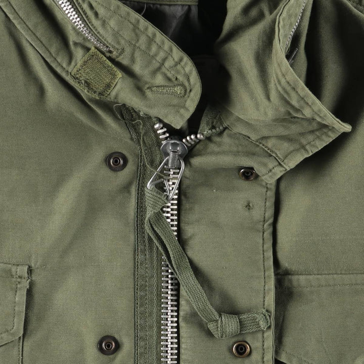 1960'S US Military M-65 2nd Class Military Field Jacket, Made in USA, Regular Medium, Men's Size M, Vintage unclear Khaki type Vintage Second Hand