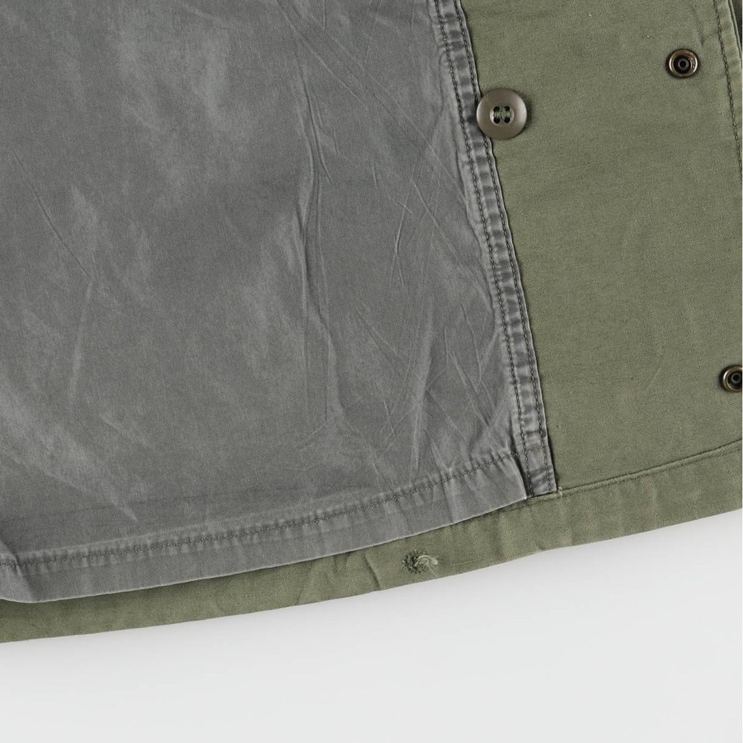 1960'S US Military M-65 2nd Class Military Field Jacket, Made in USA, Regular Medium, Men's Size M, Vintage unclear Khaki type Vintage Second Hand