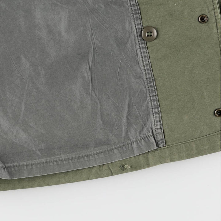 1960'S US Military M-65 2nd Class Military Field Jacket, Made in USA, Regular Medium, Men's Size M, Vintage unclear Khaki type Vintage Second Hand