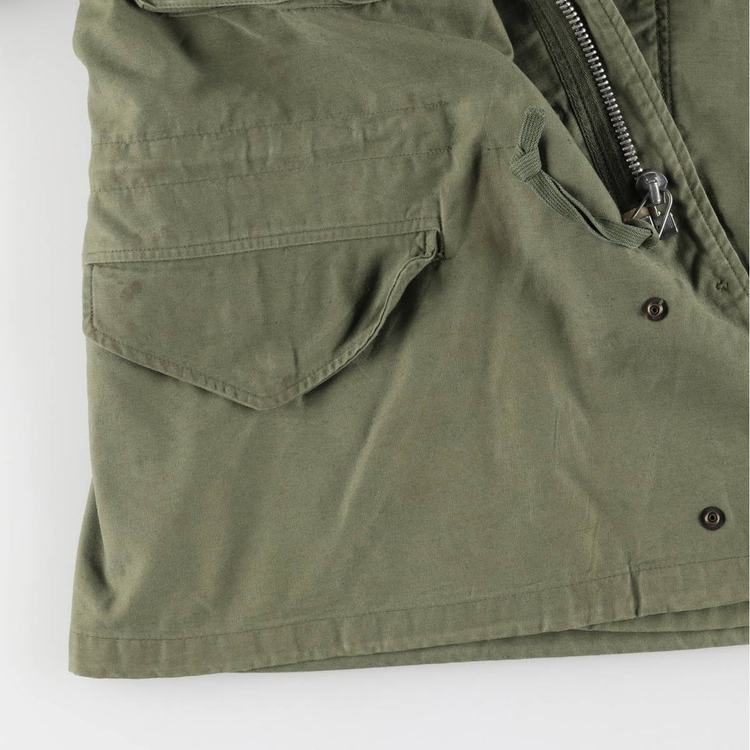 1960'S US Military M-65 2nd Class Military Field Jacket, Made in USA, Regular Medium, Men's Size M, Vintage unclear Khaki type Vintage Second Hand