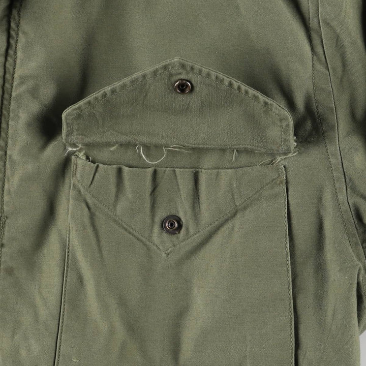 1960'S US Military M-65 2nd Class Military Field Jacket, Made in USA, Regular Medium, Men's Size M, Vintage unclear Khaki type Vintage Second Hand