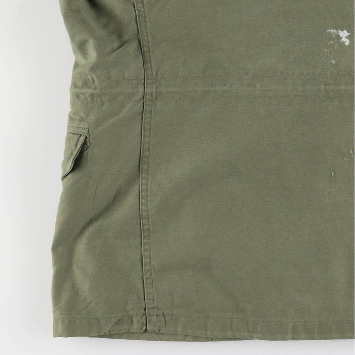 1960'S US Military M-65 2nd Class Military Field Jacket, Made in USA, Regular Medium, Men's Size M, Vintage unclear Khaki type Vintage Second Hand