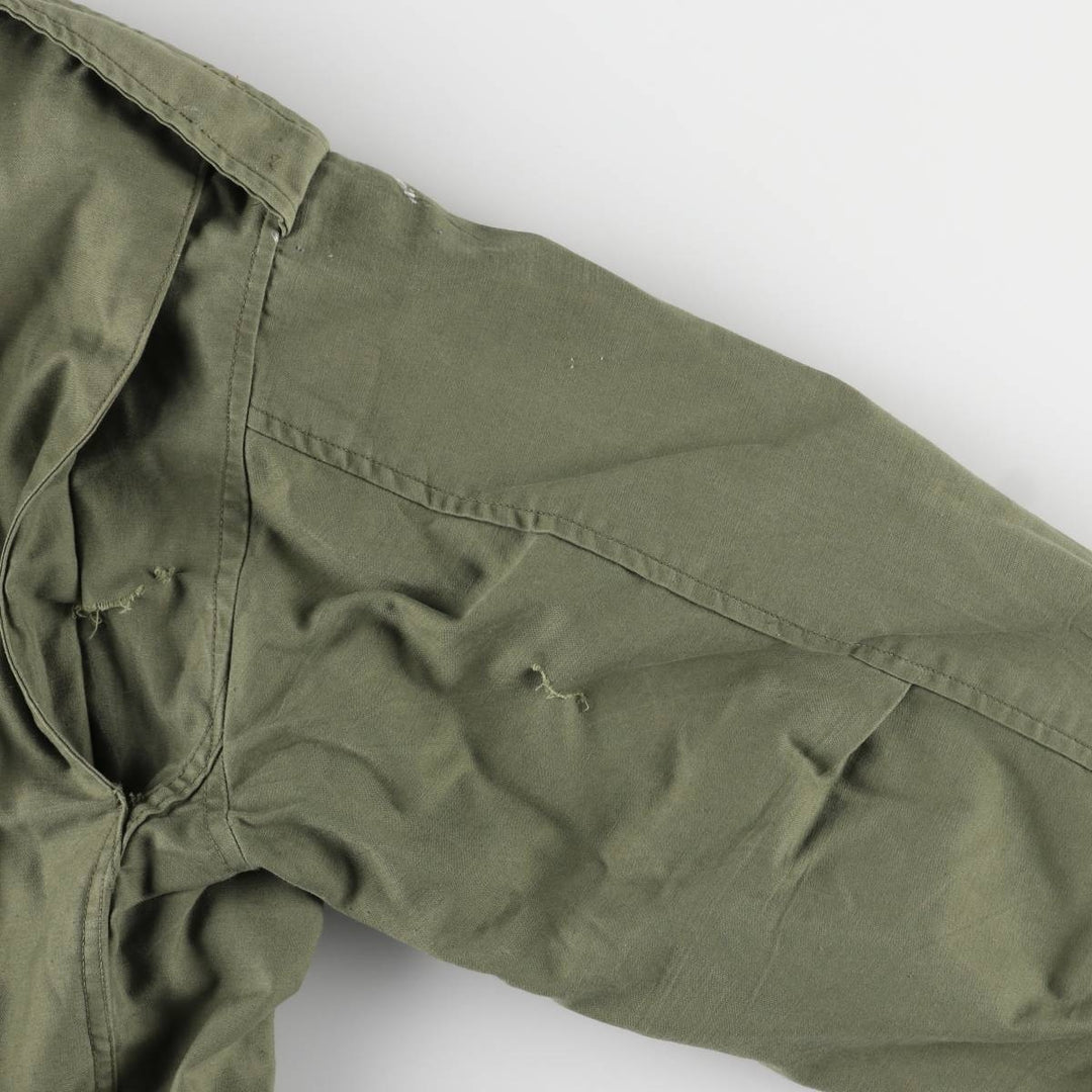 1960'S US Military M-65 2nd Class Military Field Jacket, Made in USA, Regular Medium, Men's Size M, Vintage unclear Khaki type Vintage Second Hand