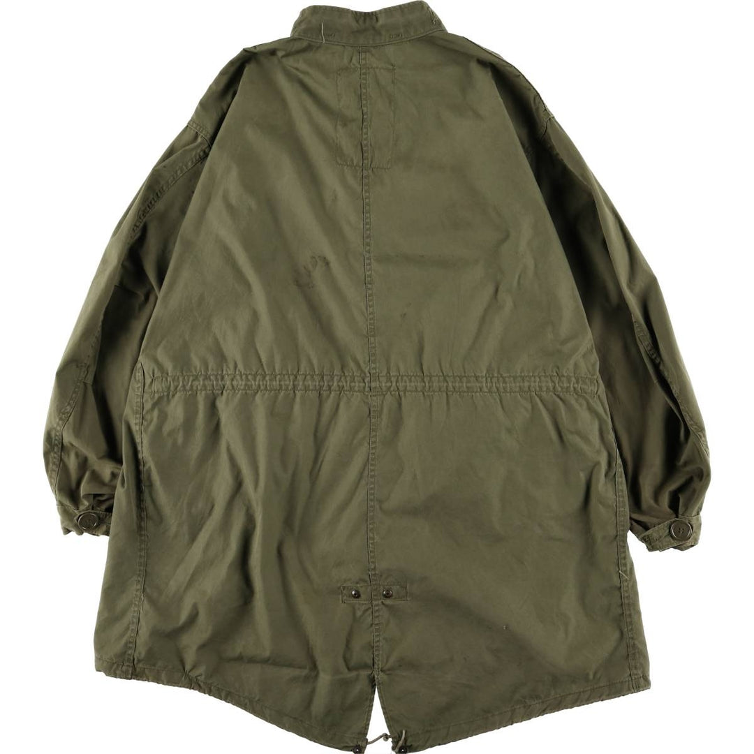 1970'S US Military M-65 Field Coat, Mod Coat, Made in USA, Medium-Regular, Men's Size M, Vintage cotton Khaki type Vintage Second Hand