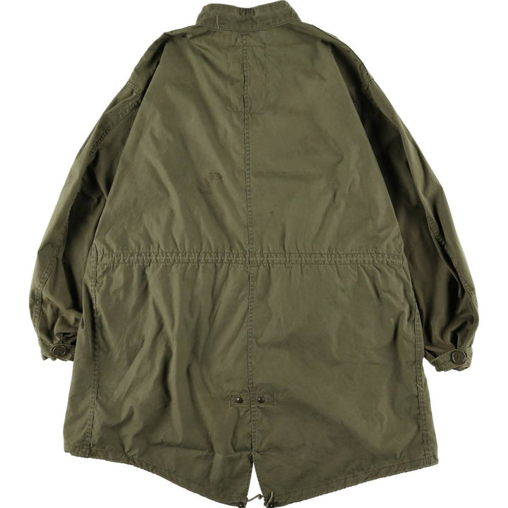 1970'S US Military M-65 Field Coat, Mod Coat, Made in USA, Medium-Regular, Men's Size M, Vintage cotton Khaki type Vintage Second Hand