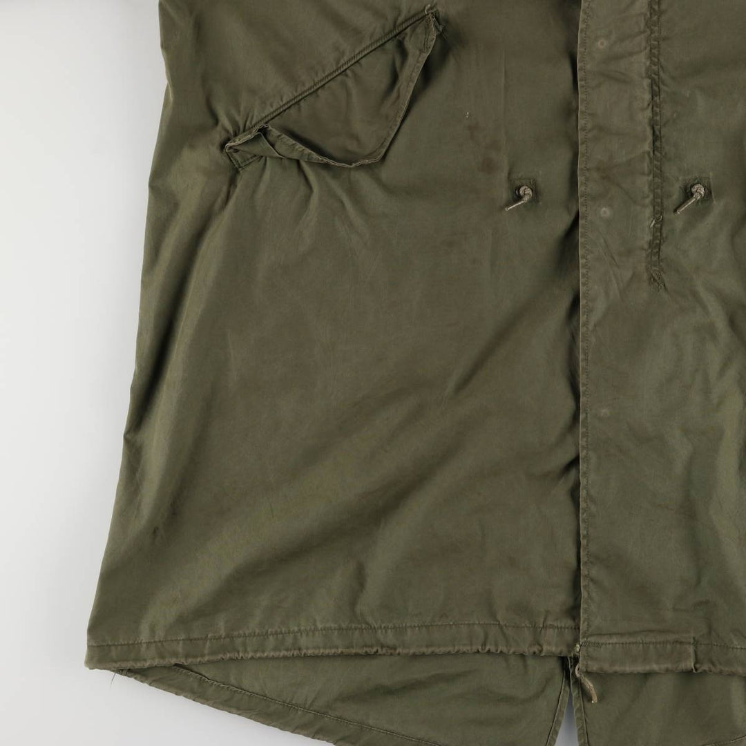 1970'S US Military M-65 Field Coat, Mod Coat, Made in USA, Medium-Regular, Men's Size M, Vintage cotton Khaki type Vintage Second Hand