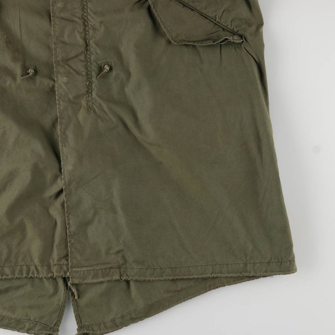 1970'S US Military M-65 Field Coat, Mod Coat, Made in USA, Medium-Regular, Men's Size M, Vintage cotton Khaki type Vintage Second Hand
