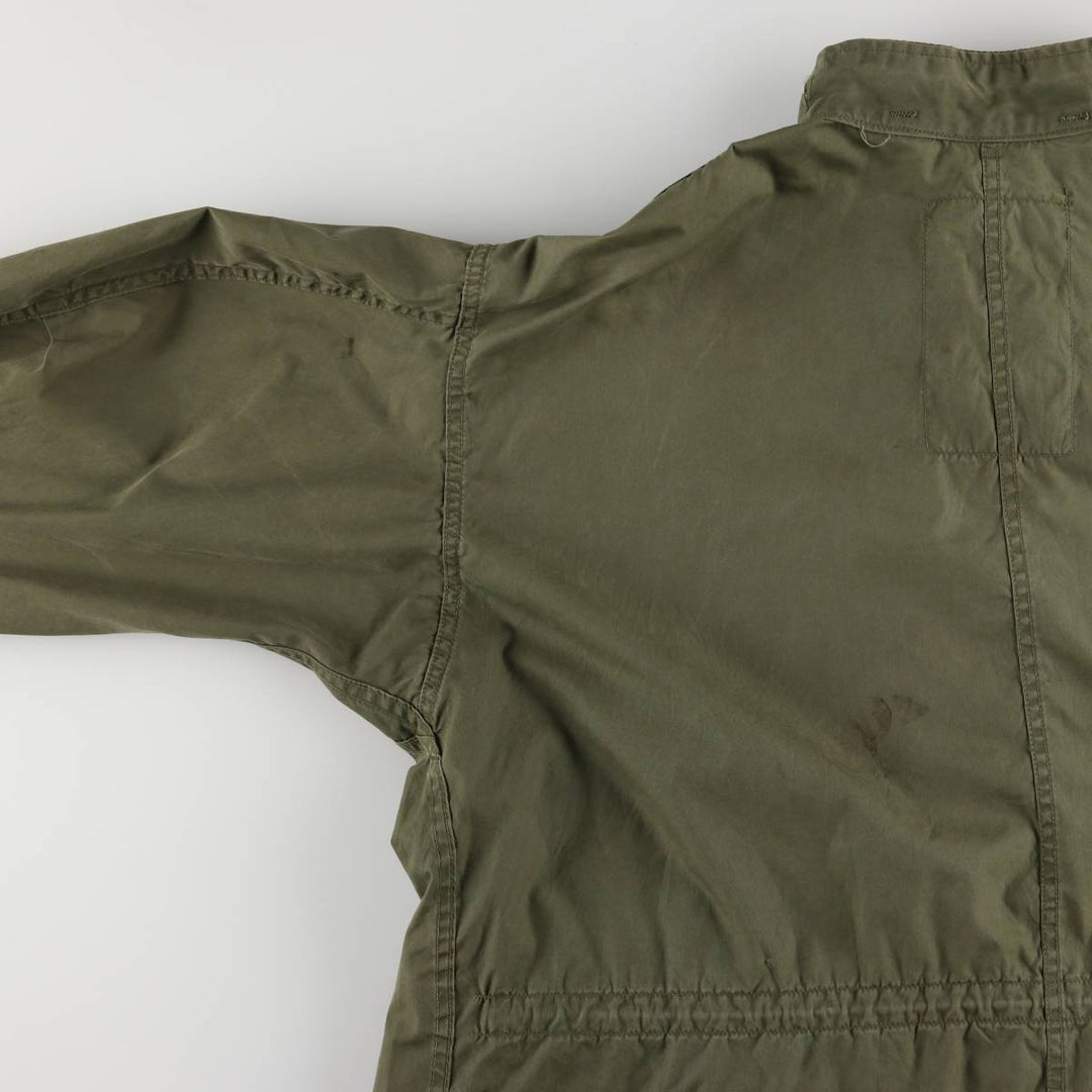 1970'S US Military M-65 Field Coat, Mod Coat, Made in USA, Medium-Regular, Men's Size M, Vintage cotton Khaki type Vintage Second Hand