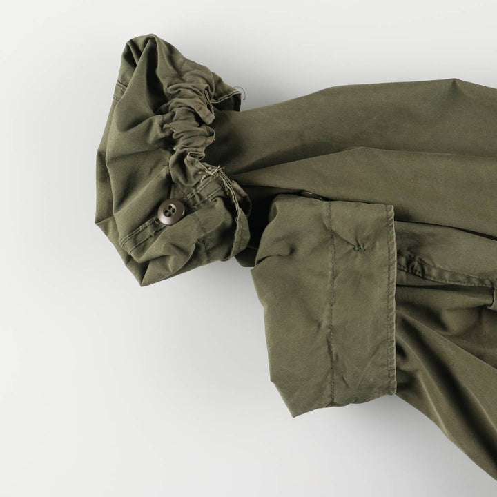 1970'S US Military M-65 Field Coat, Mod Coat, Made in USA, Medium-Regular, Men's Size M, Vintage cotton Khaki type Vintage Second Hand