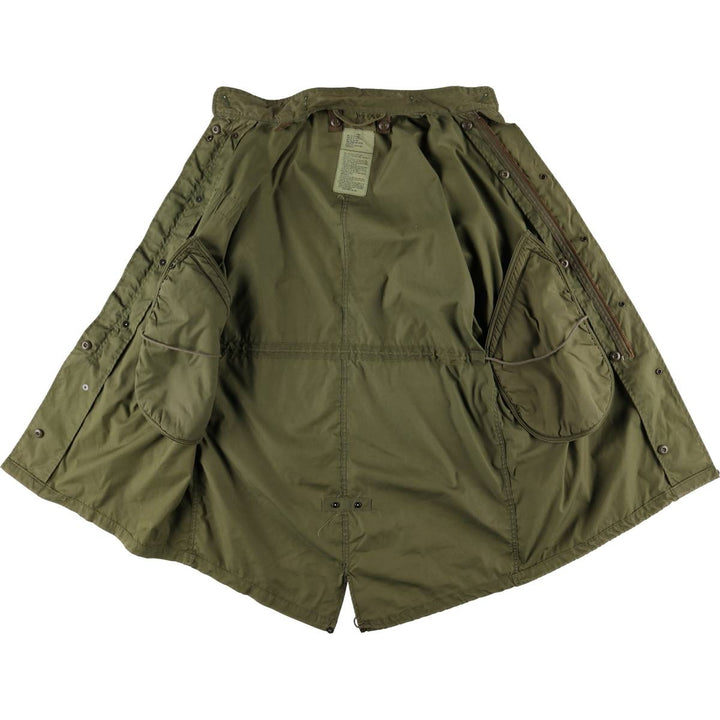 1980'S US Military M-65 Field Coat, Mod Coat, Made in USA, X-Small, Men's XS, Vintage cotton Khaki type Vintage Second Hand