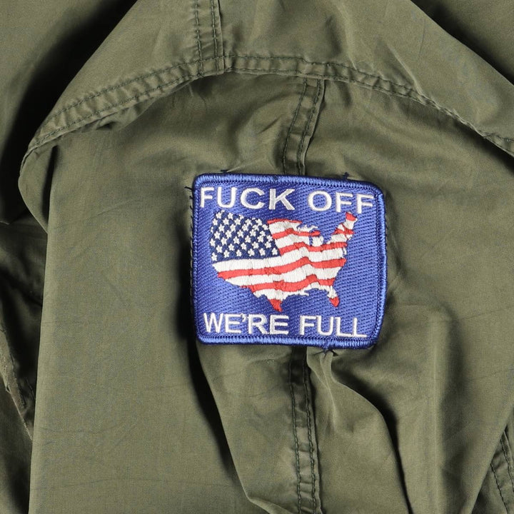 1970'S US Military M-65 Field Coat, Mod Coat, Made in USA, Small Regular, Men's Size Small, Vintage unclear Khaki type Vintage Second Hand