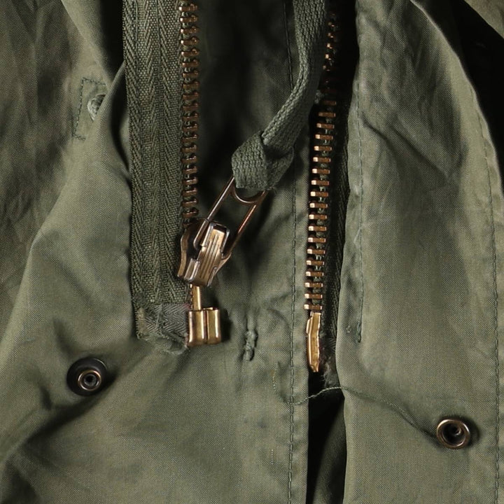 1970'S US Military M-65 Field Coat, Mod Coat, Made in USA, Small Regular, Men's Size Small, Vintage unclear Khaki type Vintage Second Hand