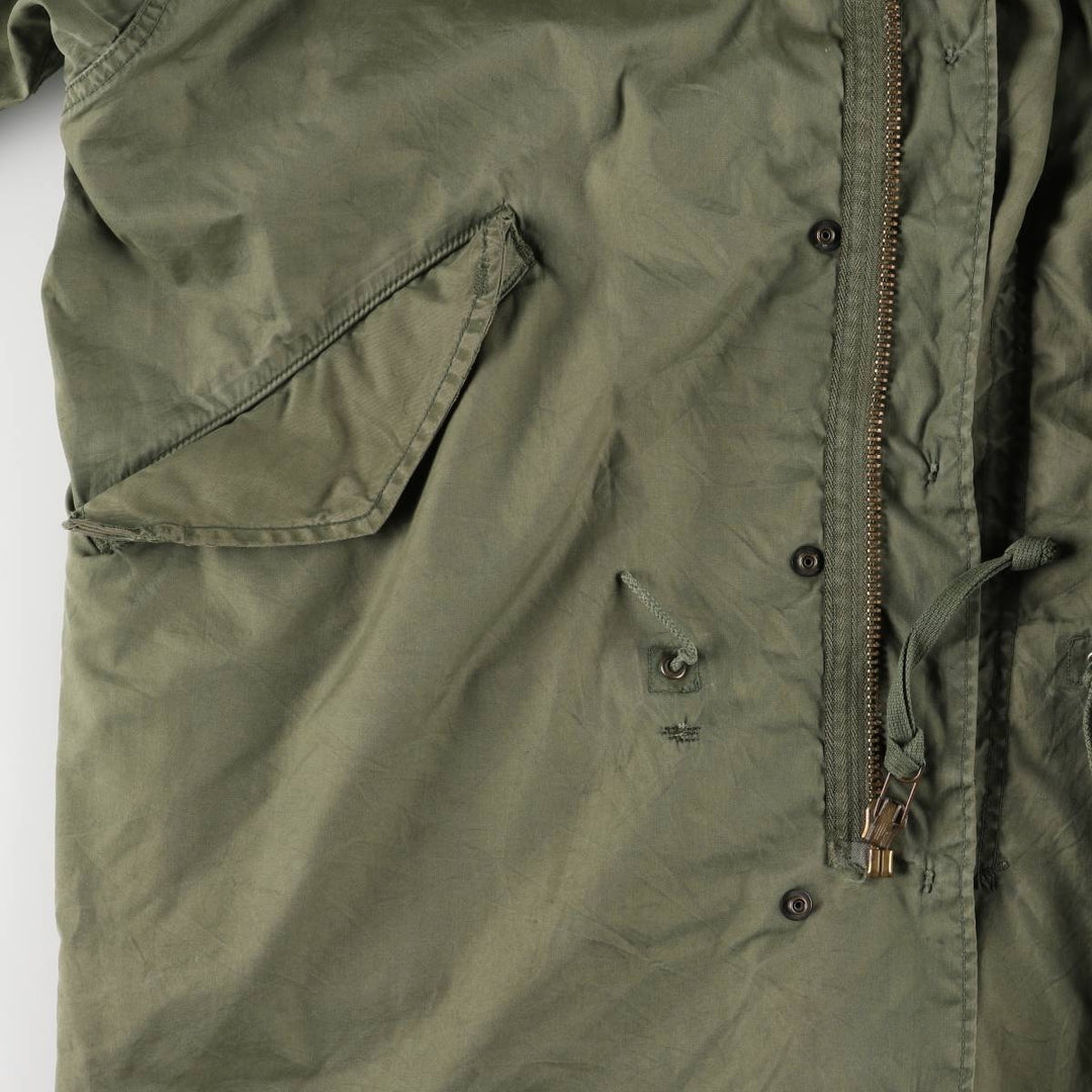 1970'S US Military M-65 Field Coat, Mod Coat, Made in USA, Small Regular, Men's Size Small, Vintage unclear Khaki type Vintage Second Hand