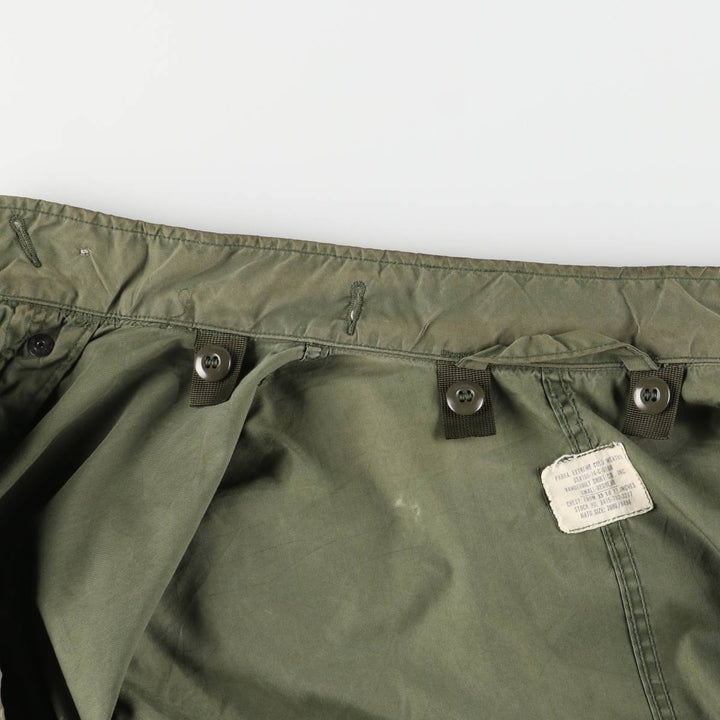 1970'S US Military M-65 Field Coat, Mod Coat, Made in USA, Small Regular, Men's Size Small, Vintage unclear Khaki type Vintage Second Hand