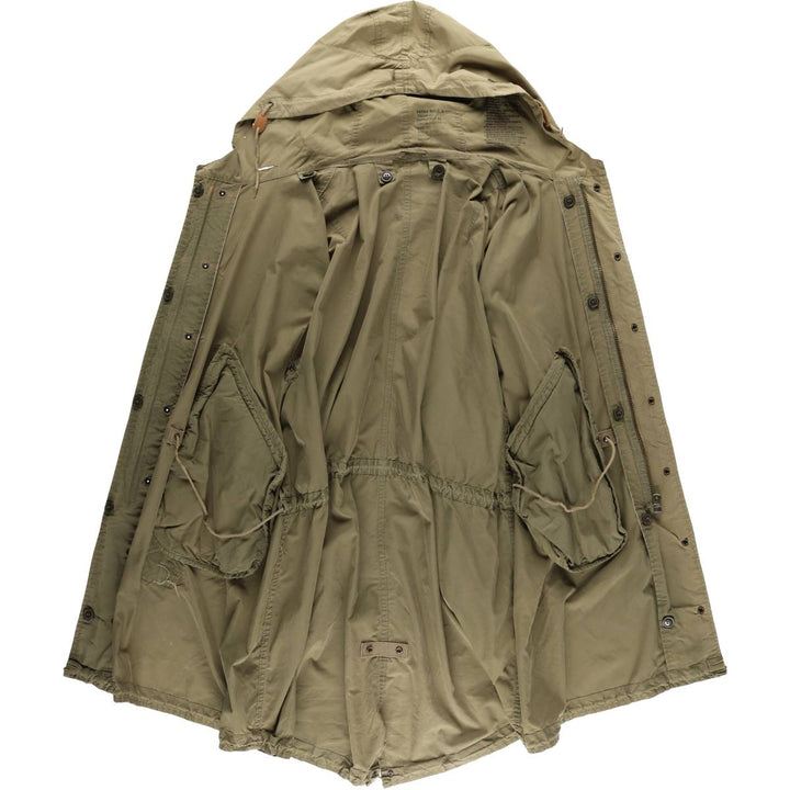 Authentic 1950'S US Military M-51 Custom Field Parka/Mod Coat, Made in USA, Large, Men's Size L, Vintage unclear Khaki type Vintage Second Hand