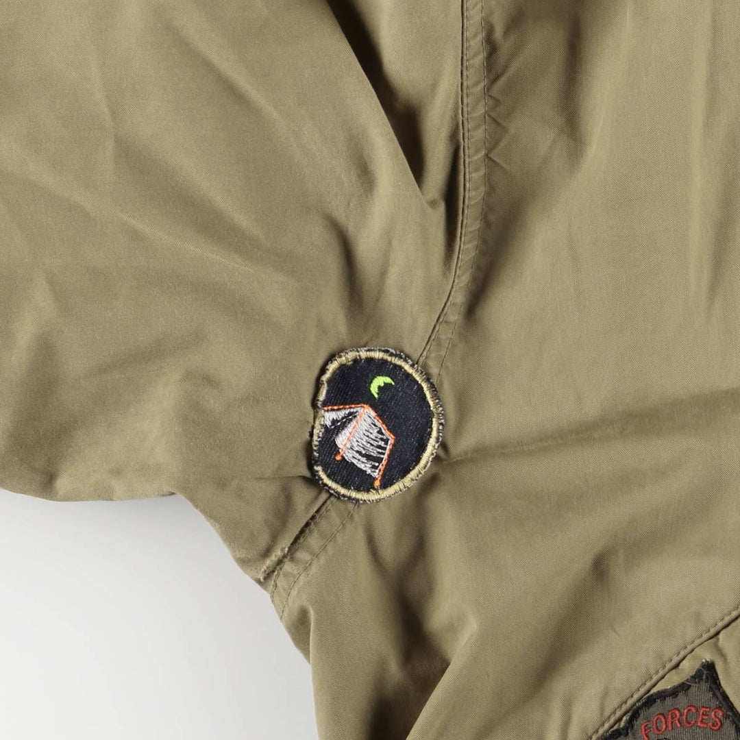 Authentic 1950'S US Military M-51 Custom Field Parka/Mod Coat, Made in USA, Large, Men's Size L, Vintage unclear Khaki type Vintage Second Hand