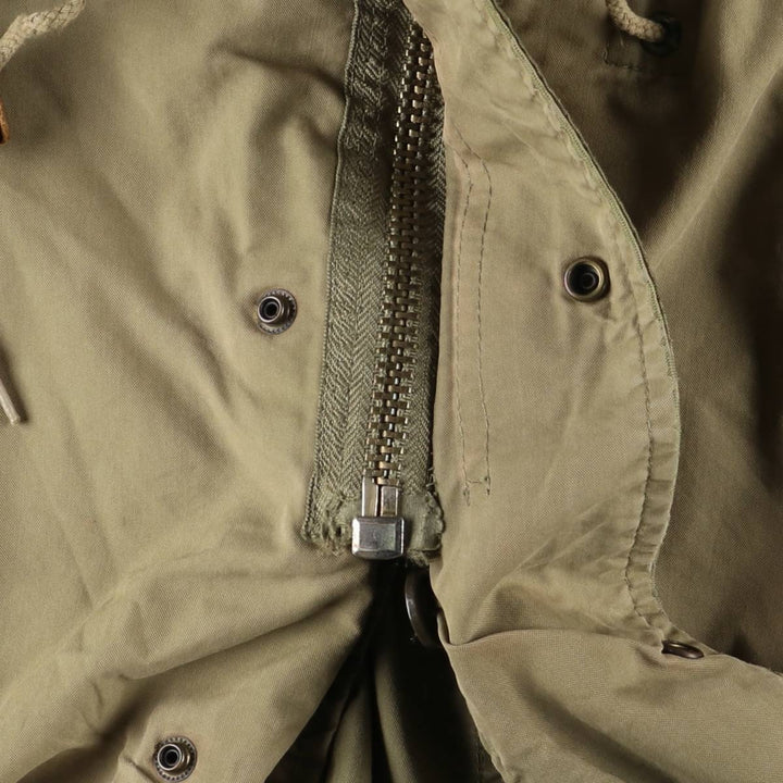 Authentic 1950'S US Military M-51 Custom Field Parka/Mod Coat, Made in USA, Large, Men's Size L, Vintage unclear Khaki type Vintage Second Hand