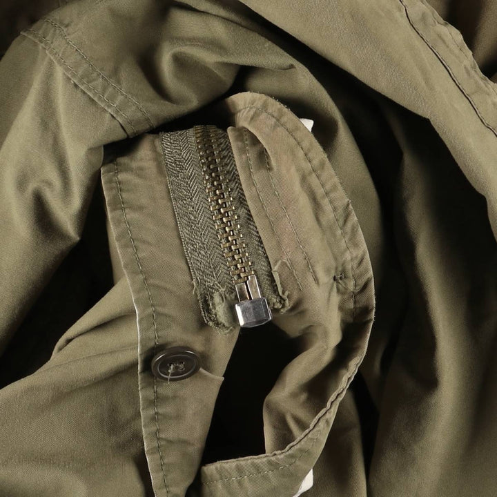 Authentic 1950'S US Military M-51 Custom Field Parka/Mod Coat, Made in USA, Large, Men's Size L, Vintage unclear Khaki type Vintage Second Hand