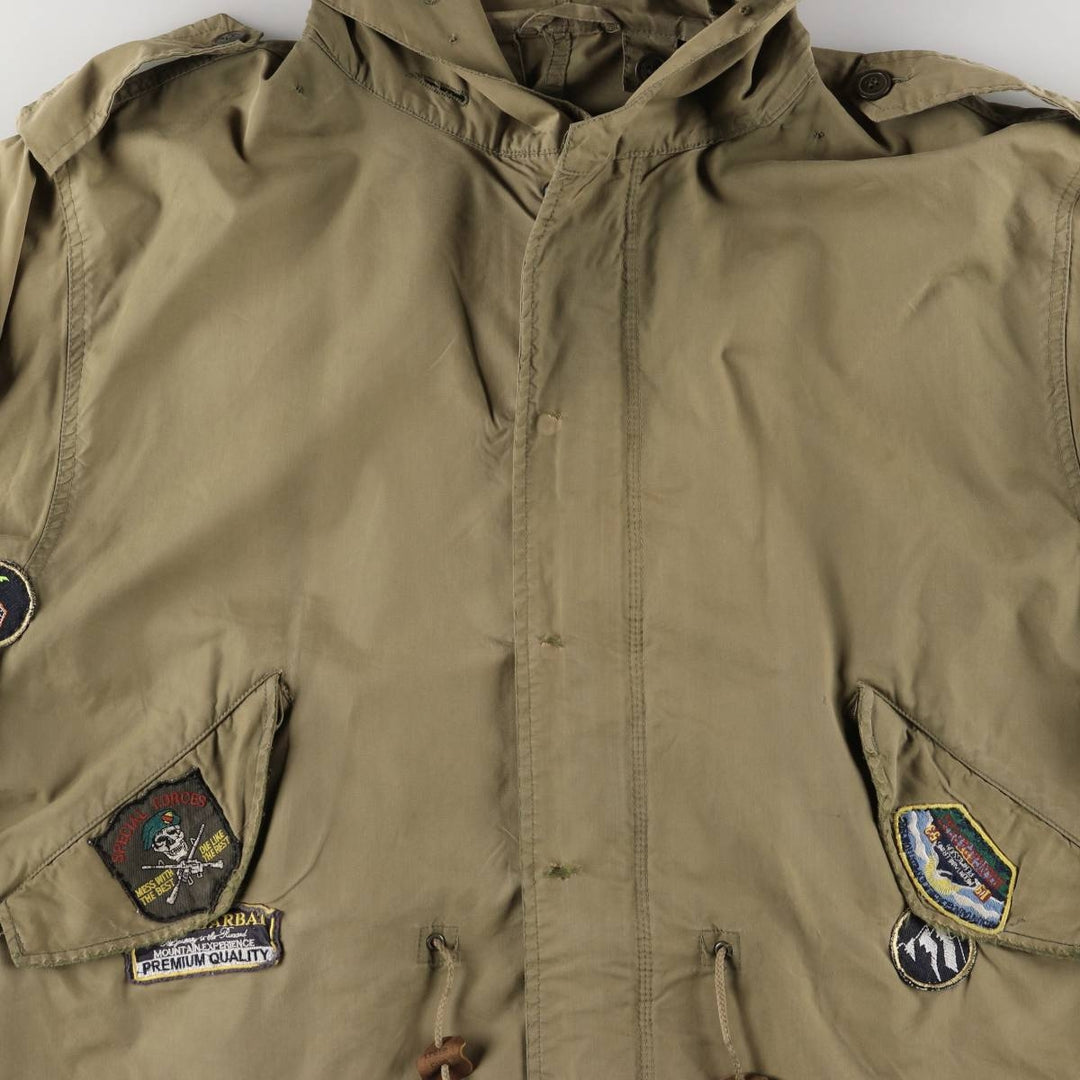 Authentic 1950'S US Military M-51 Custom Field Parka/Mod Coat, Made in USA, Large, Men's Size L, Vintage unclear Khaki type Vintage Second Hand