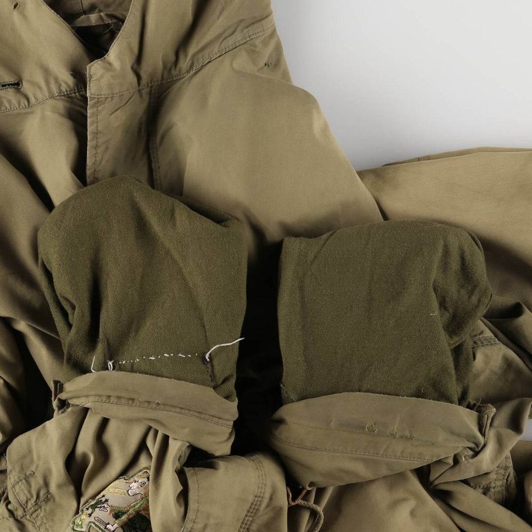 Authentic 1950'S US Military M-51 Custom Field Parka/Mod Coat, Made in USA, Large, Men's Size L, Vintage unclear Khaki type Vintage Second Hand