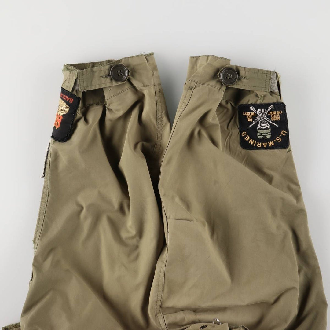 Authentic 1950'S US Military M-51 Custom Field Parka/Mod Coat, Made in USA, Large, Men's Size L, Vintage unclear Khaki type Vintage Second Hand