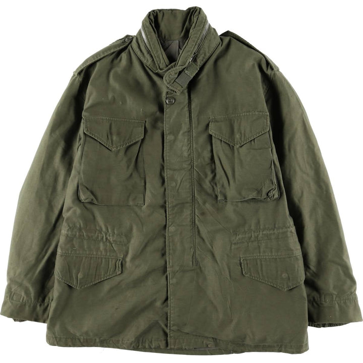 1960'S US Military M-65 2nd Class Military Field Jacket, Made in USA, Regular Medium, Men's Size M, Vintage unclear Khaki type Vintage Second Hand