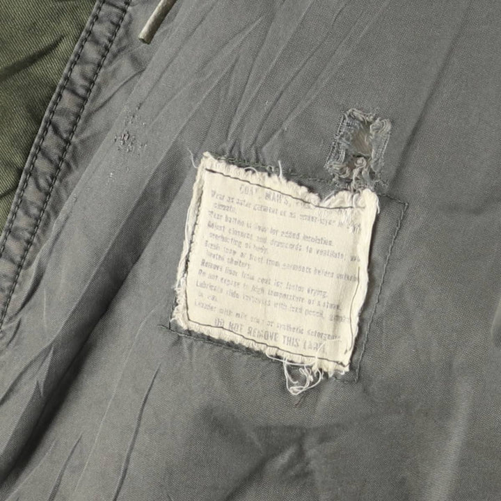 1960'S US Military M-65 2nd Class Military Field Jacket, Made in USA, Regular Medium, Men's Size M, Vintage unclear Khaki type Vintage Second Hand
