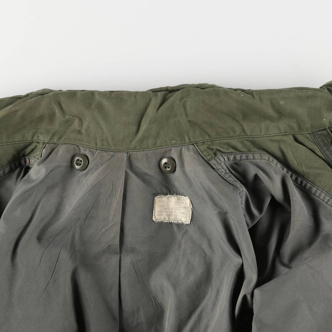 1960'S US Military M-65 2nd Class Military Field Jacket, Made in USA, Regular Medium, Men's Size M, Vintage unclear Khaki type Vintage Second Hand