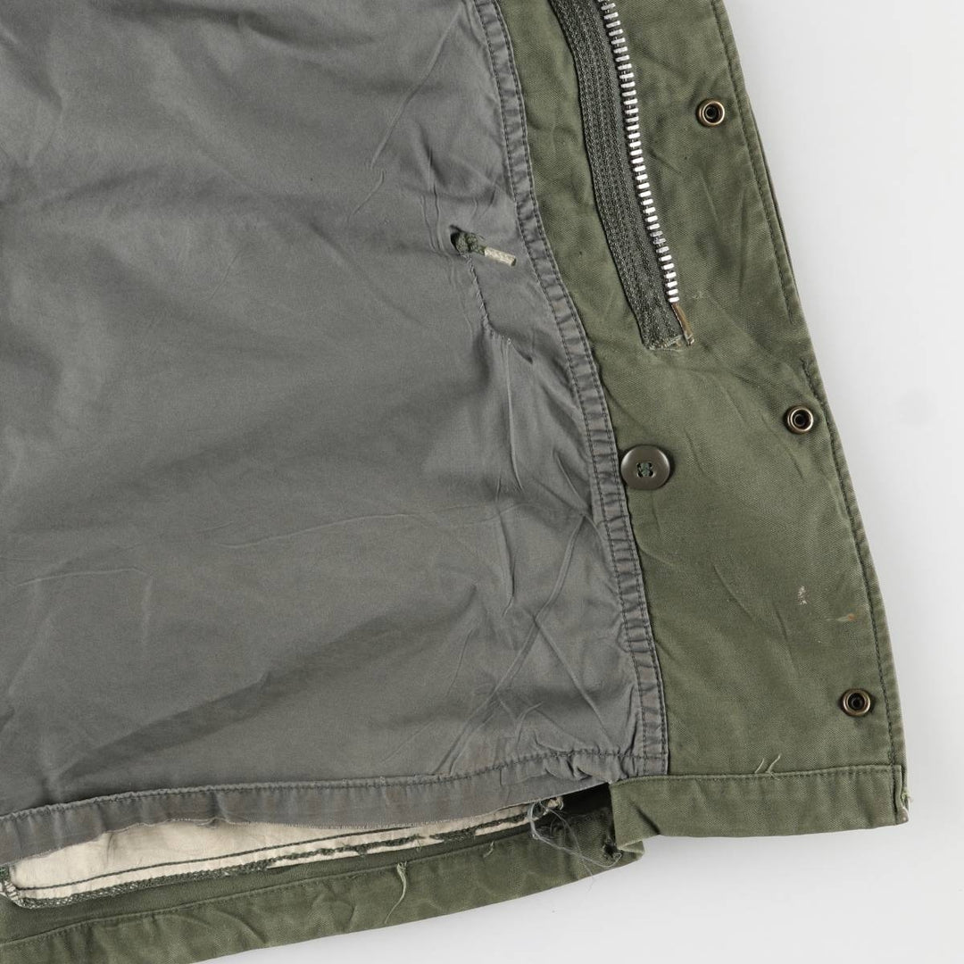 1960'S US Military M-65 2nd Class Military Field Jacket, Made in USA, Regular Medium, Men's Size M, Vintage unclear Khaki type Vintage Second Hand