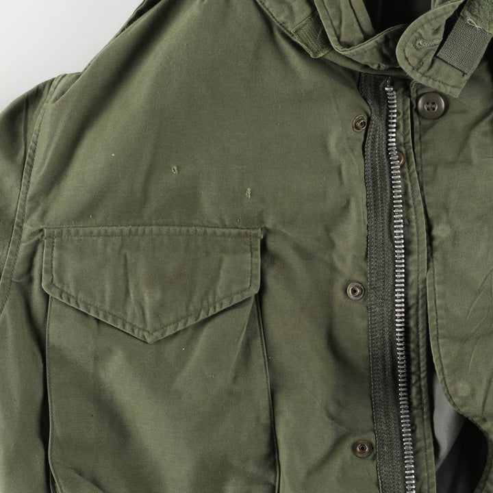 1960'S US Military M-65 2nd Class Military Field Jacket, Made in USA, Regular Medium, Men's Size M, Vintage unclear Khaki type Vintage Second Hand