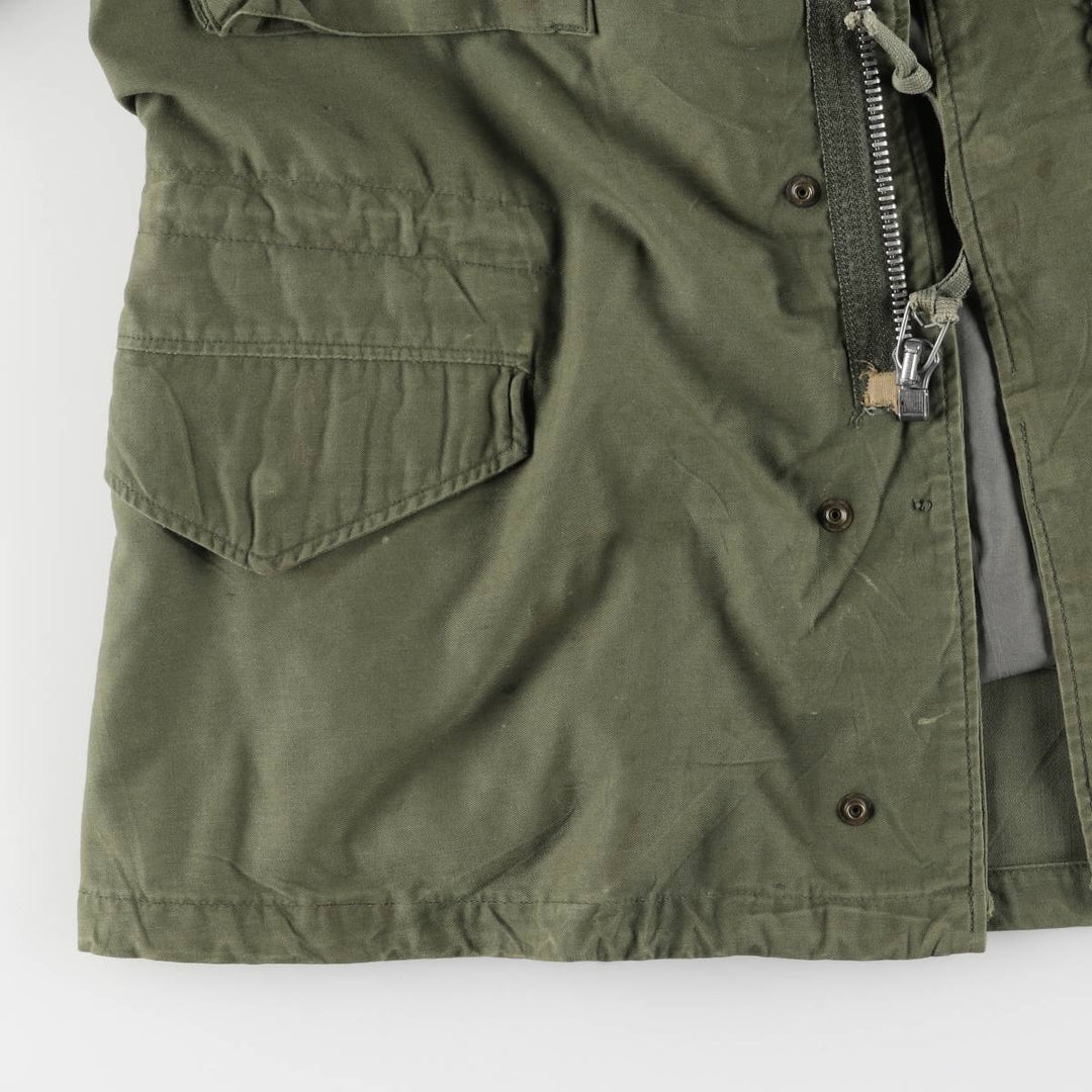 1960'S US Military M-65 2nd Class Military Field Jacket, Made in USA, Regular Medium, Men's Size M, Vintage unclear Khaki type Vintage Second Hand