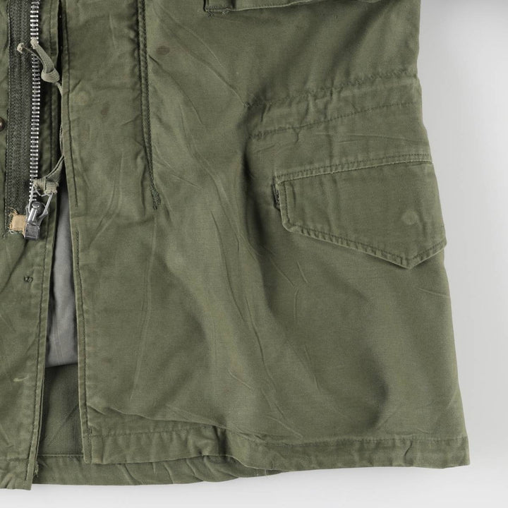 1960'S US Military M-65 2nd Class Military Field Jacket, Made in USA, Regular Medium, Men's Size M, Vintage unclear Khaki type Vintage Second Hand