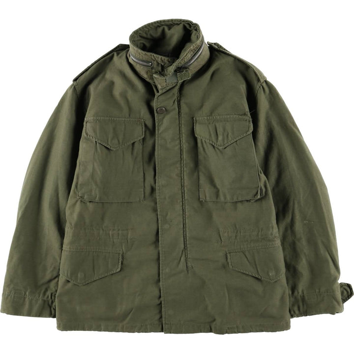 1960'S US Military M-65 2nd Class Military Field Jacket, Made in USA, Short-Small, Men's Size Small, Vintage unclear Khaki type Vintage Second Hand